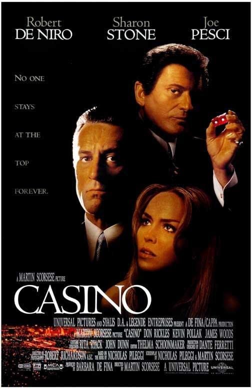 Robert De Niro CASINO Sharon Stone Joe Pesci movie poster 11x17