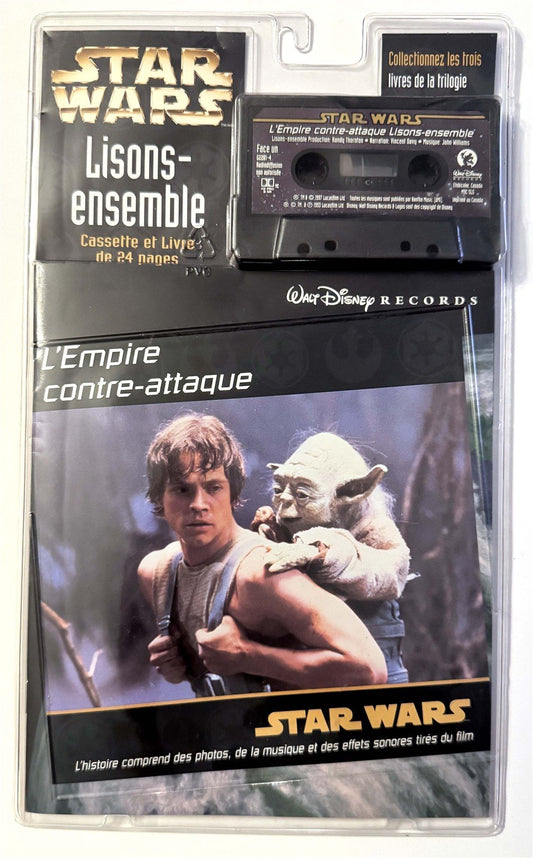 Walt Disney Records EMPIRE STRIKES BACK Read-Along 1997 cassette SEALED French