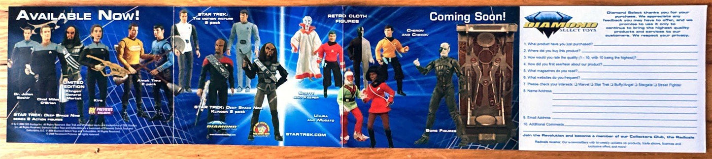 Diamond Select STAR TREK product catalog 2008 NEW in bag
