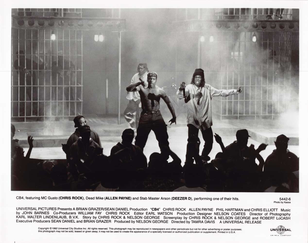 Chris Rock CB4 Allen Payne Deezer D original 10x8 press photo 1992