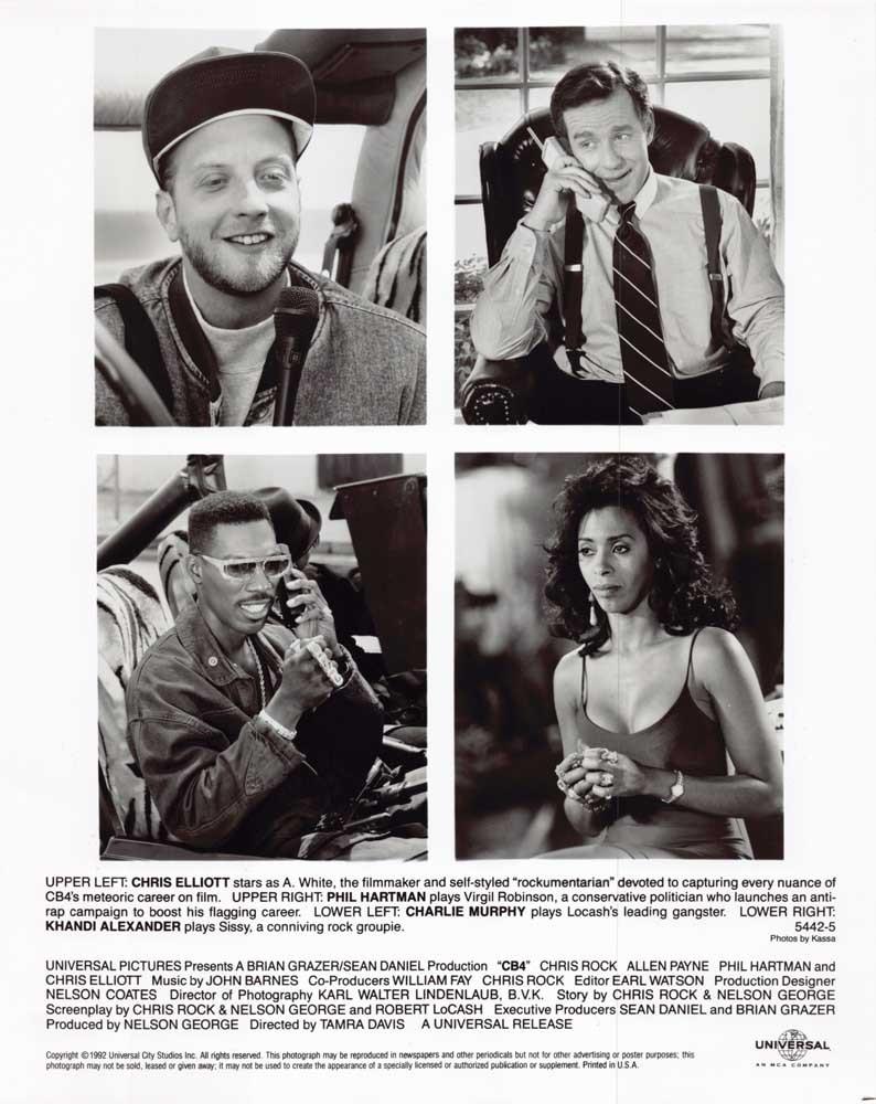 Chris Elliot CB4 Phil Hartman Khandi Alexander original 8x10 press photo 1992