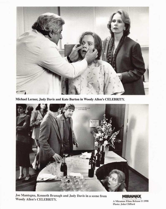 Kenneth Branagh CELEBRITY Judy Davis original 8x10 press photo 1998