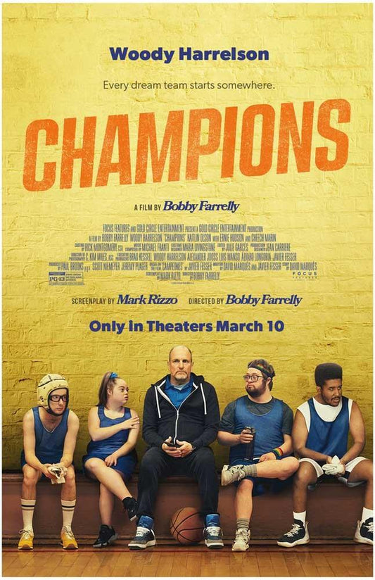 Woody Harrelson CHAMPIONS Cheech Marin Ernie Hudson movie poster 11x17