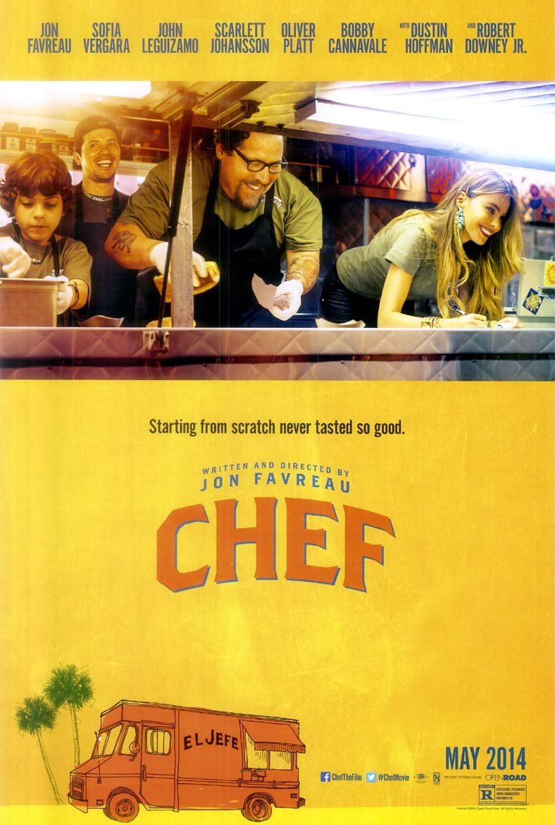 Jon Favreau CHEF Sofia Vergara original studio movie poster 11x17