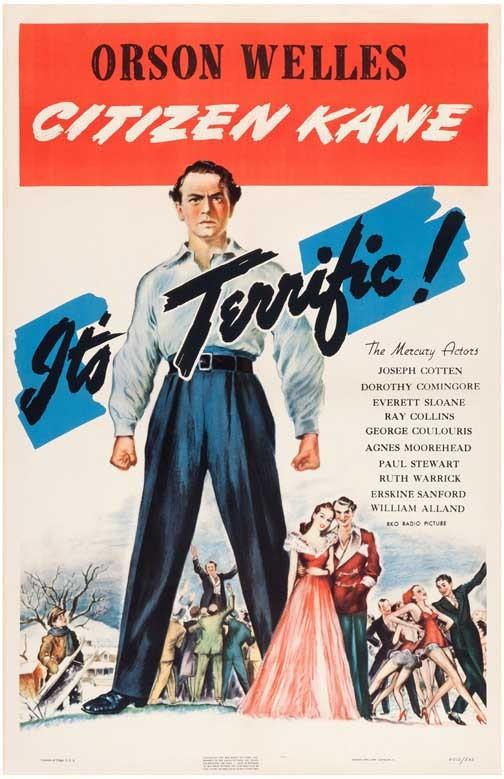 Orson Wells CITIZEN KANE movie poster 11x17