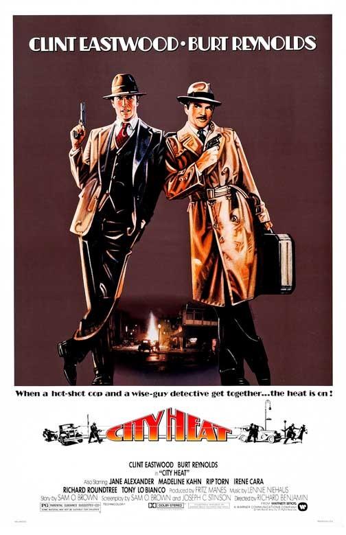 Clint Eastwood CITY HEAT Burt Reynolds movie poster 11x17