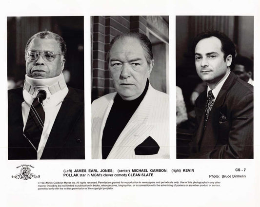 James Earl Jones CLEAN SLATE Kevin Pollak M Gambon original 10x8 press photo