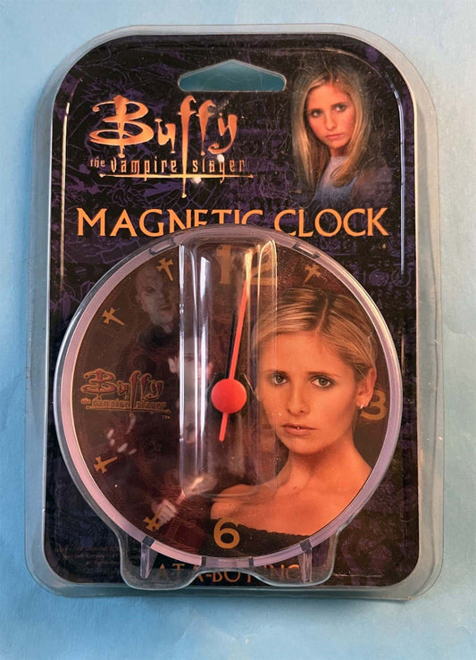 Sarah Michelle Gellar BUFFY THE VAMPIRE SLAYER Magnetic Clock 2000 Ata-Boy