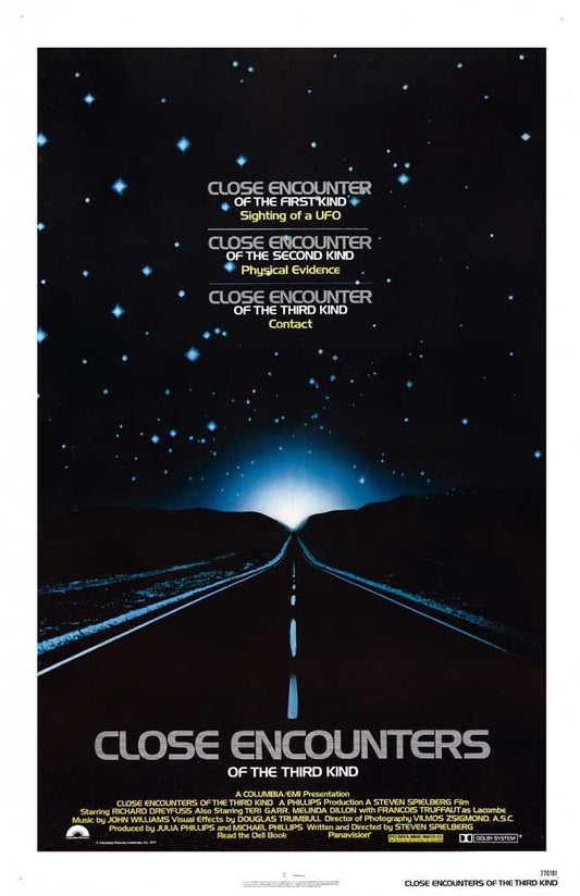 Richard Dreyfuss CLOSE ENCOUNTERS OF THE THRIS KIND movie poster 11x17