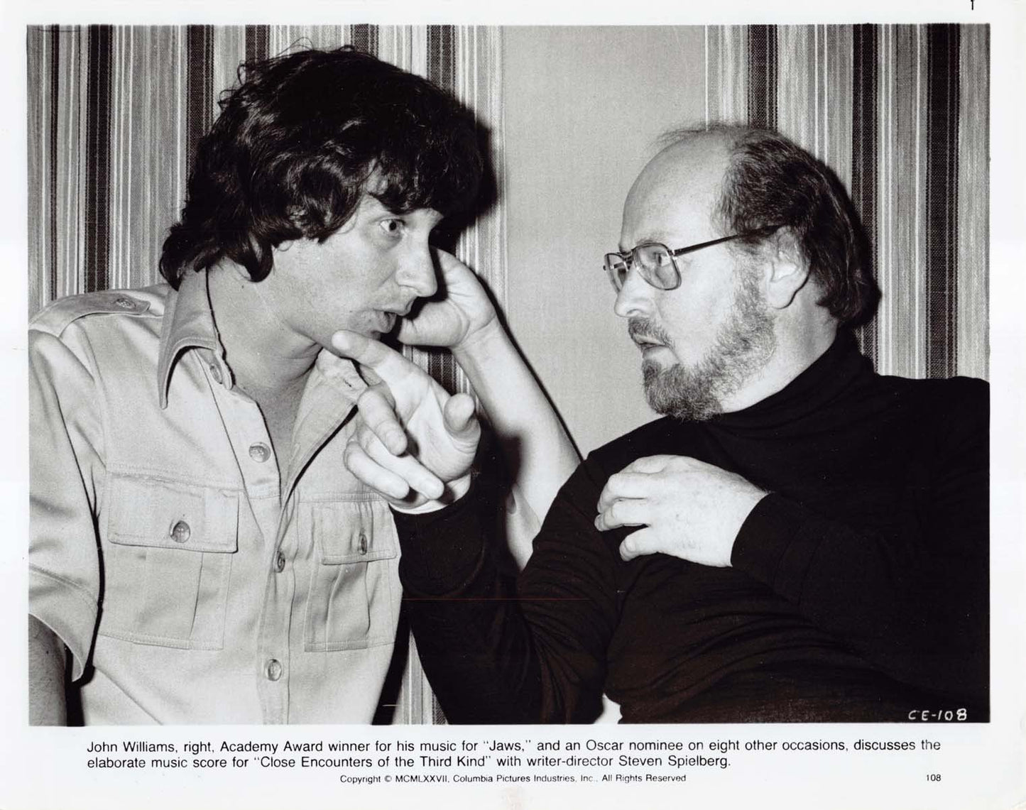 Richard Dreyfuss CLOSE ENCOUNTERS OF THE THIRD KIND original 24 press photos