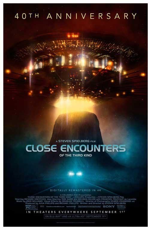 CLOSE ENCOUNTERS OF THE THIRD KIND anniversary movie poster 11x17