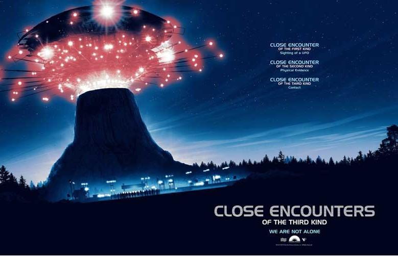CLOSE ENCOUNTERS OF THE THIRD KIND anniversary movie poster 17x11