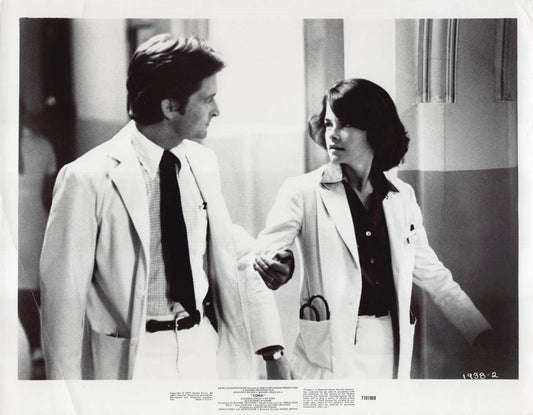 Genevieve Bujold COMA Michael Douglas original 8x10 press photos set 1977