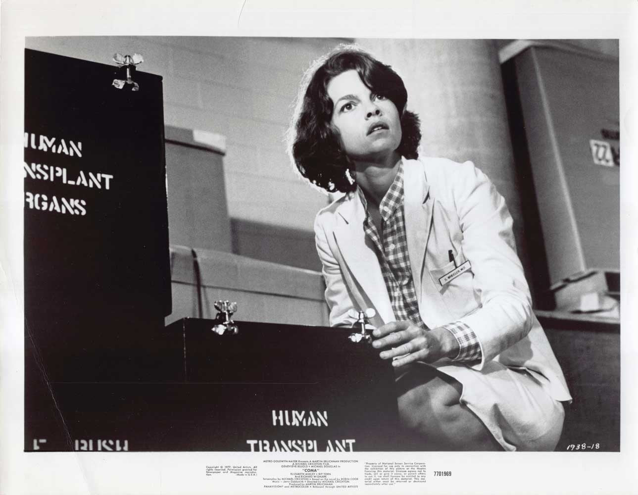 Genevieve Bujold COMA Michael Douglas original 8x10 press photos set 1977