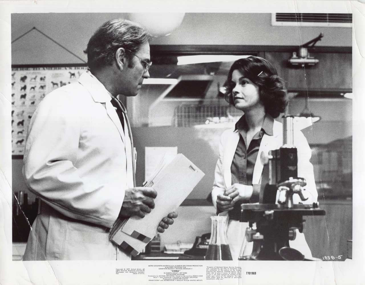 Genevieve Bujold COMA Michael Douglas original 8x10 press photos set 1977