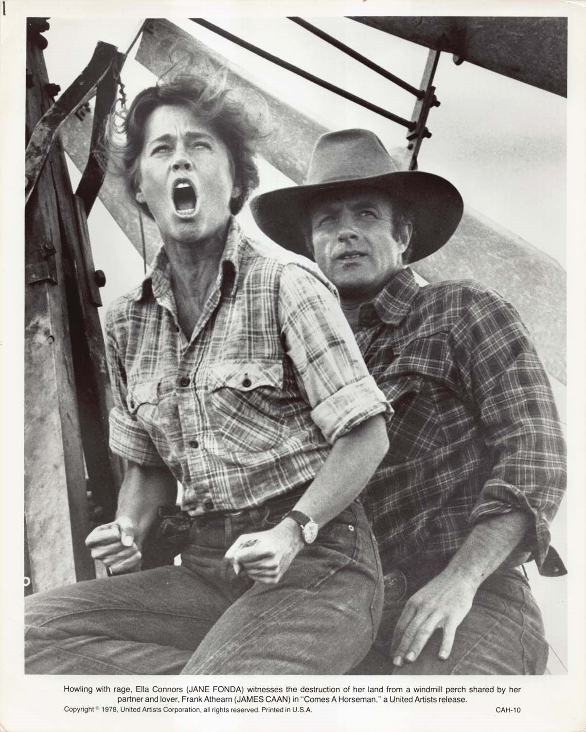 Jane Fonda COMES A HORSEMAN James Caan 1978 original 8x10 press photo