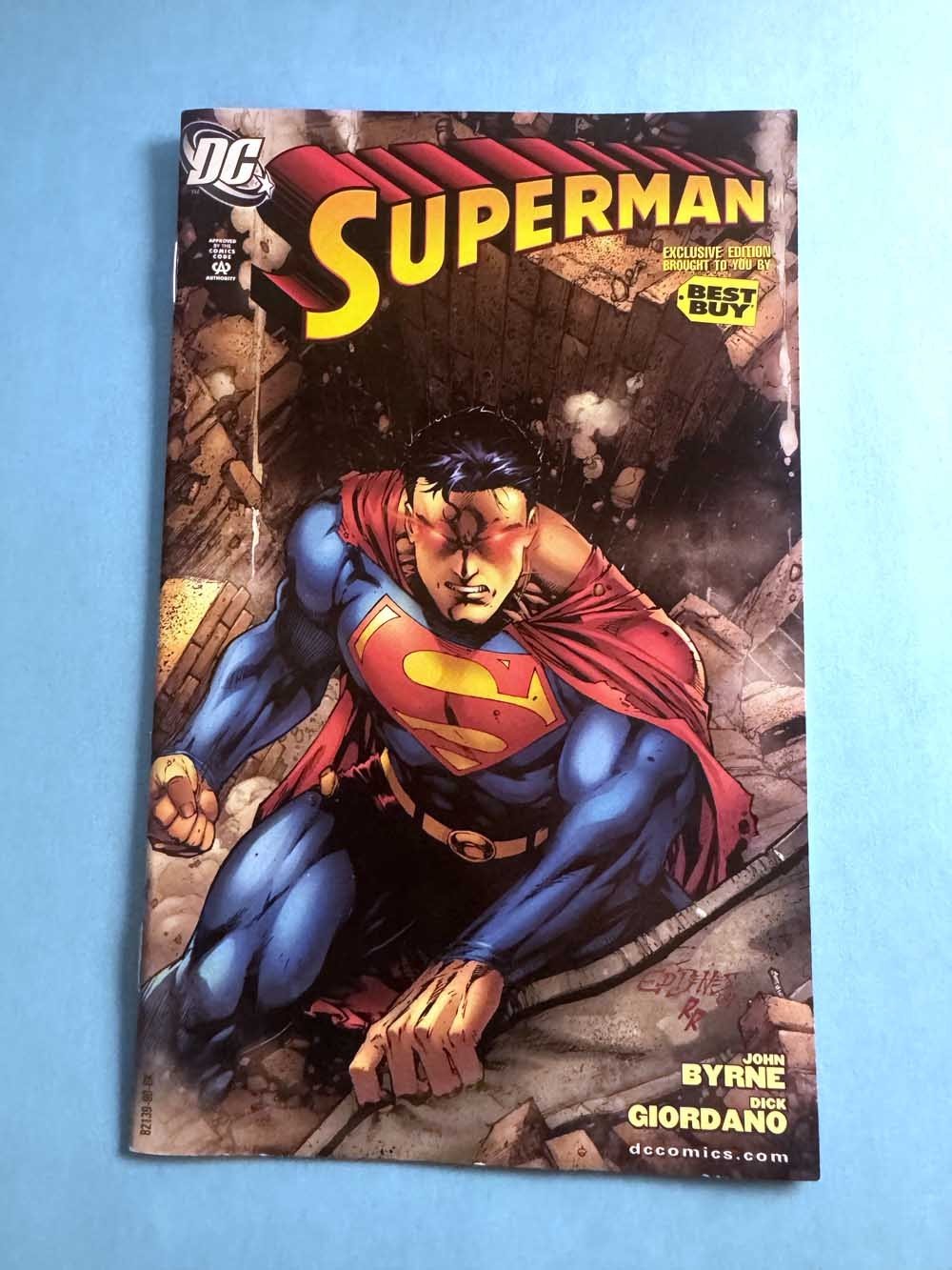 DC Best Buy SUPERMAN exclusive mini comic 2006 John Byrne Dick Giordano