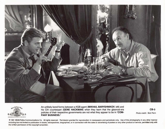 Mikhail Baryshnikov COMPANY BUSINESS Gene Hackman original 10x8 press photo 1991