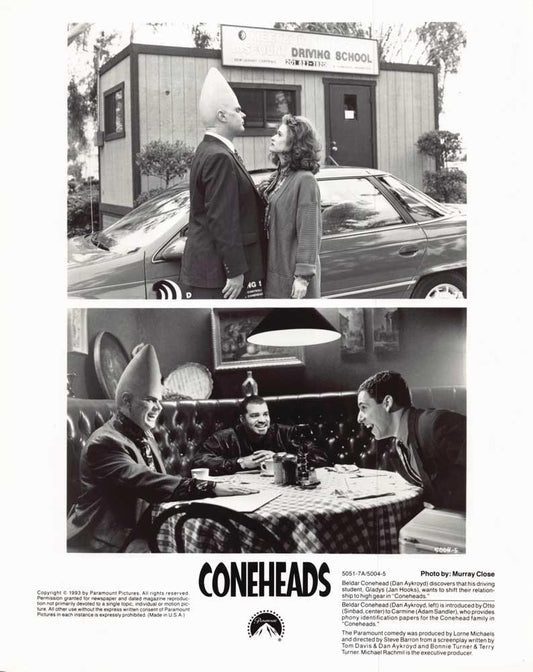 Dan Aykroyd CONEHEADS Adam Sandler original 8x10 press photo 1993