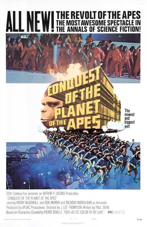 Roddy McDowall CONQUEST OF THE PLANET OF THE APES movie poster 11x17