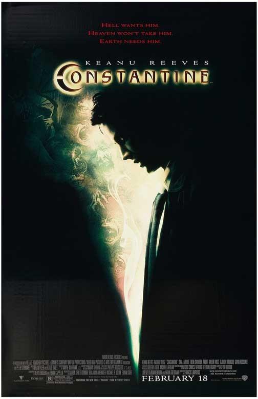 Keanu Reeves CONSTANTINE Rachel Weisz movie poster 11x17
