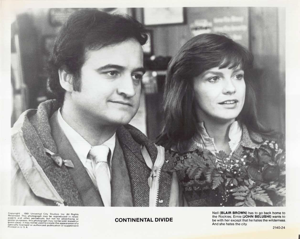 Blair Brown CONTINENTAL DIVIDE John Belushi original 10x8 press photo 1981