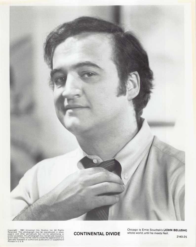 John Belushi CONTINENTAL DIVIDE necktie original 8x10 press photo 1981