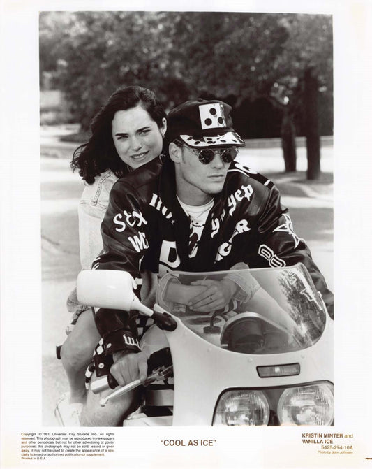 Vanilla Ice 1991 COOL AS ICE Kristin Minter original 8x10 press photo