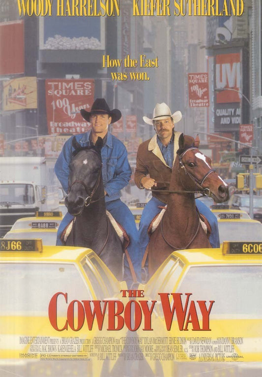 Woody Harrellson COWBOY WAY Kiefer Sutherland original studio movie poster 11x17