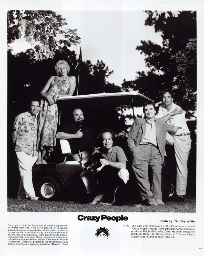 Dudley Moore CRAZY PEOPLE Daryl Hannah original 8x10 press photo 1990