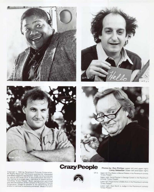 David Paymer CRAZY PEOPLE Paul Bates original 8x10 press photo 1990