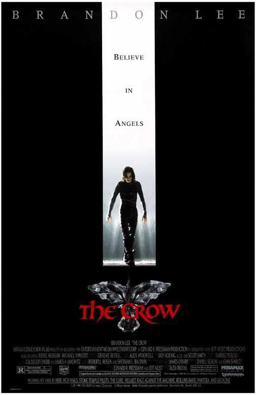 Brandon Lee THE CROW movie poster 11x17 James O'Barr