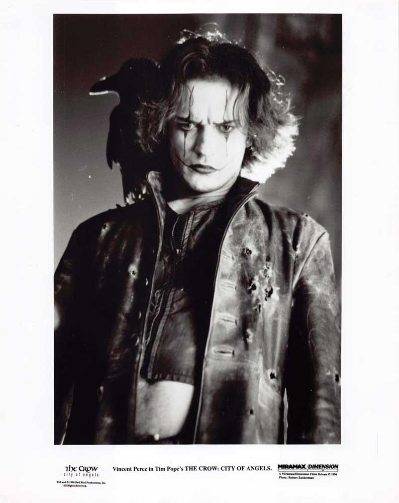 Vincent Perez THE CROW CITY OF ANGELS Mia Kirschner original 8x10 press photos