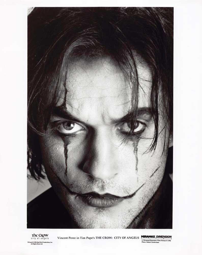 Vincent Perez THE CROW CITY OF ANGELS Mia Kirschner original 8x10 press photos