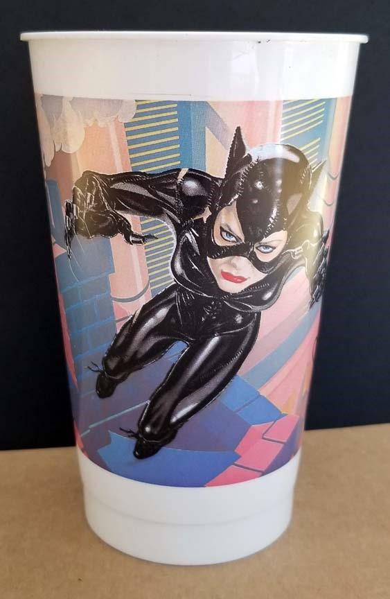 Michael Keaton BATMAN RETURNS complete set of 6 McDonald’s plastic cups