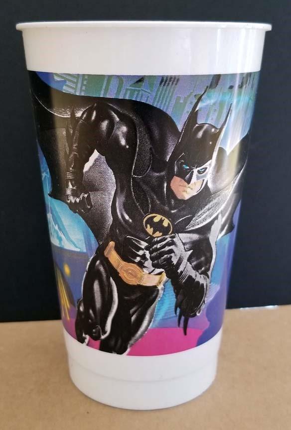 Michael Keaton BATMAN RETURNS complete set of 6 McDonald’s plastic cups