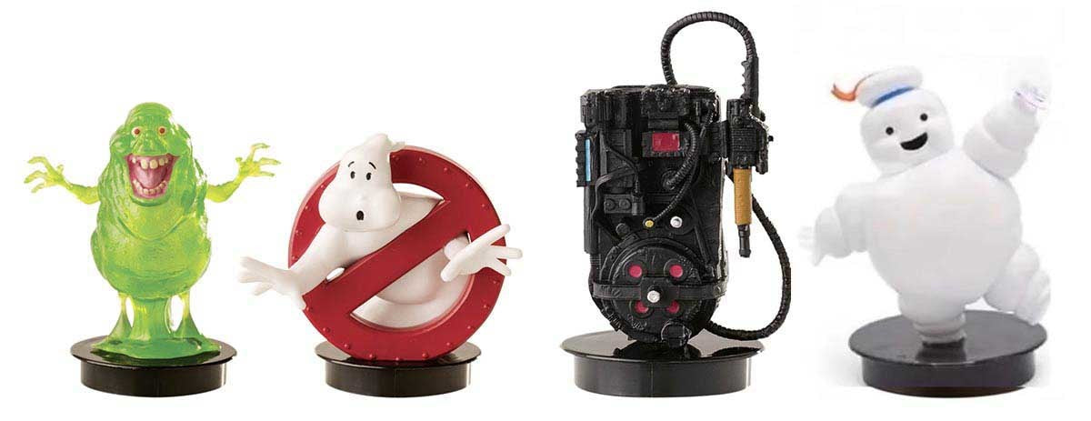 GHOSTBUSTERS AFTERLIFE complete set 4 toppers