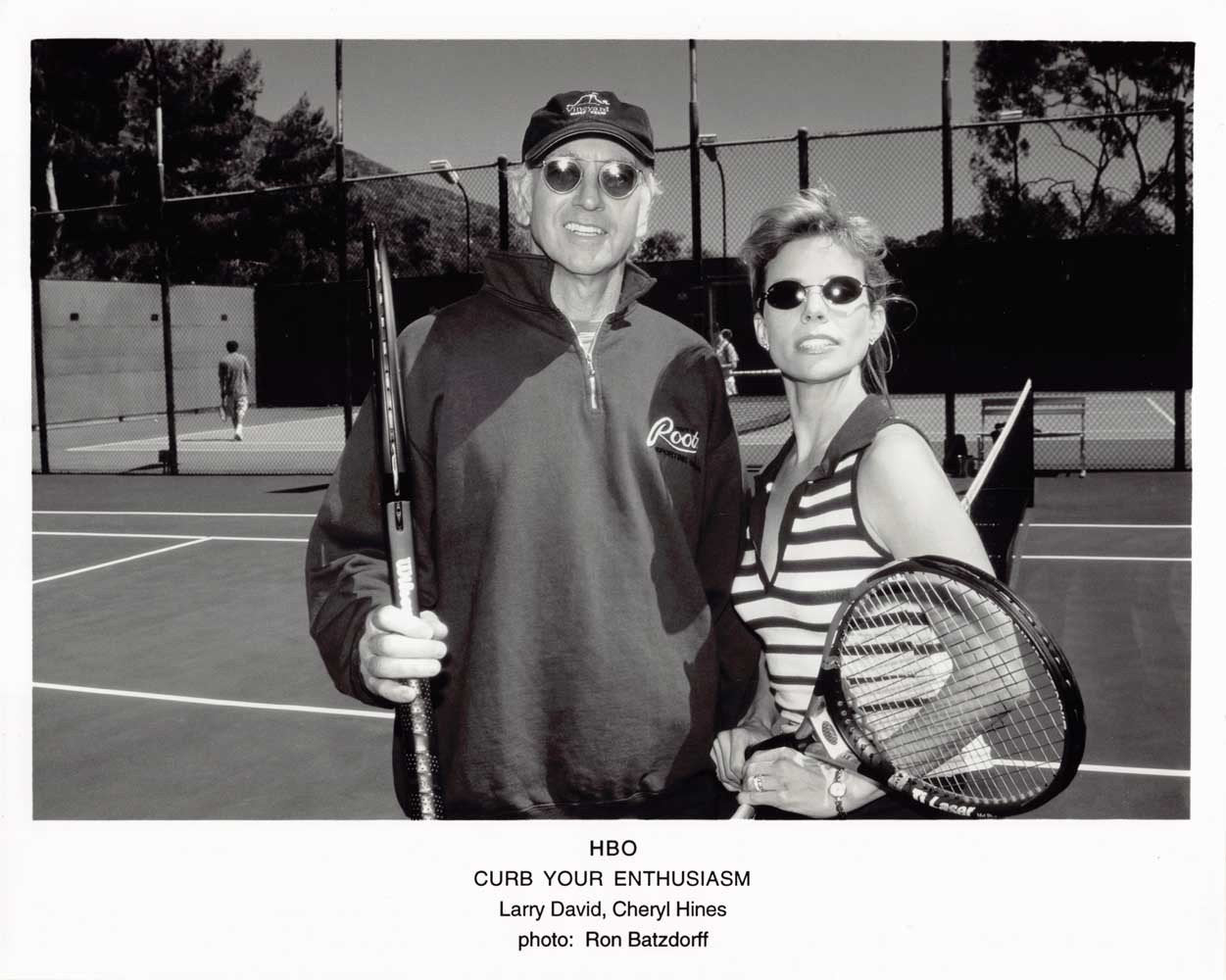 Larry David HBO's CURB YOUR ENTHUSIASM Cheryl Hines original 10x8 photo 2001
