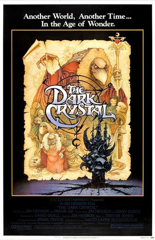 Jim Henson THE DARK CRYSTAL Frank Oz movie poster 11x17 Richard Amsel