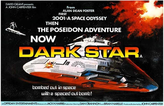 Dan O'Bannon DARK STAR movie poster 17x11 John Carpenter
