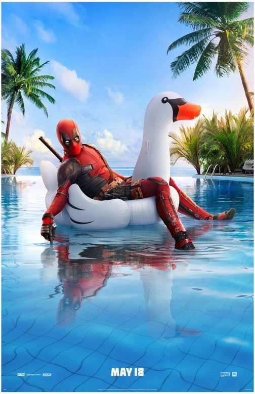 Ryan Reynolds DEADPOOL 2 pool Josh Brolin movie poster 11x17