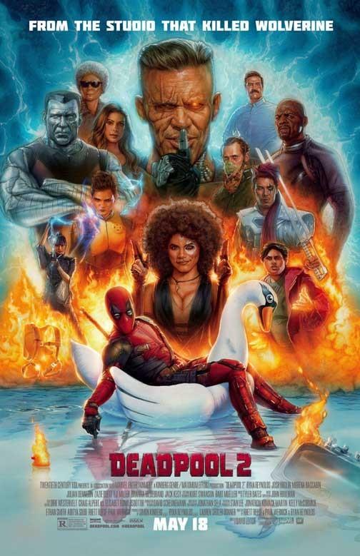 Ryan Reynolds DEADPOOL 2 Josh Brolin movie poster 11x17