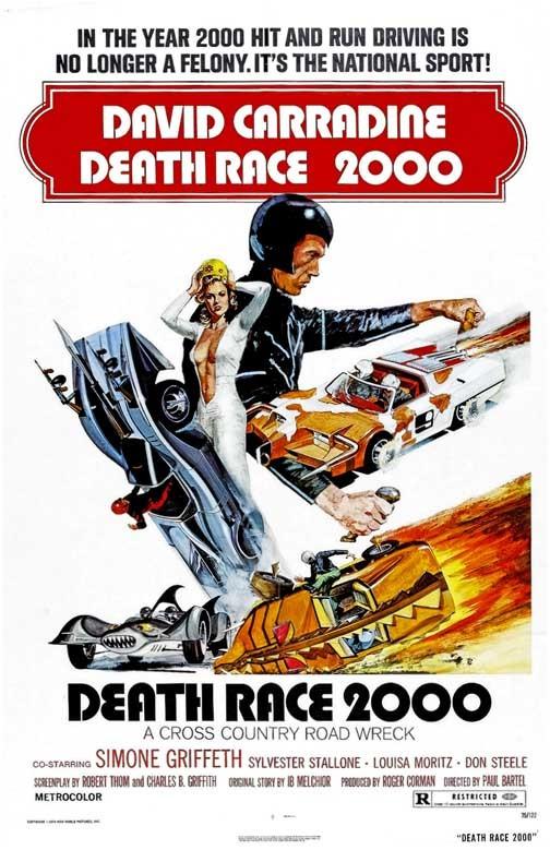 David Carradine DEATH RACE 2000 movie poster 11x17