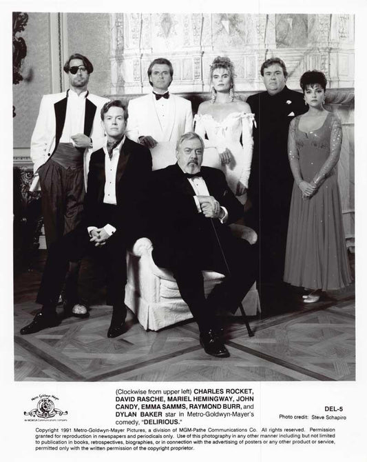 John Candy DELIRIOUS Mariel Hemingway original 8x10 press photo 1991