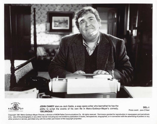 John Candy DELIRIOUS original 10x8 press photo 1991
