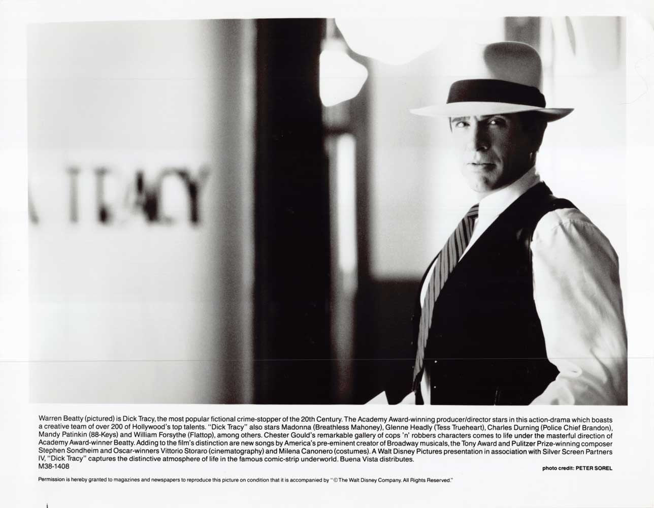 DICK TRACY Warren Beatty original 10x8 press photo 1999