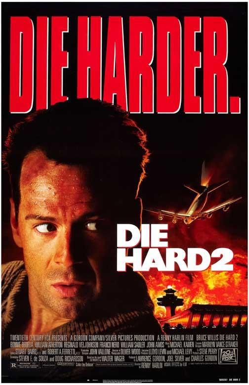 Bruce Willis DIE HARD 2: DIE HARDER William Sadler movie poster 11x17