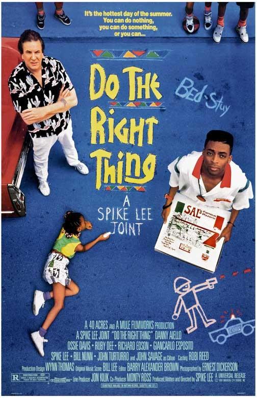 Danny Aiello DO THE RIGHT THING Giancarlo Esposito movie poster 11x17 Spike Lee