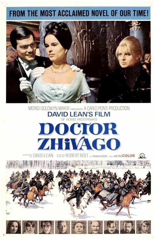 Omar Sharif DOCTOR ZHIVAGO Geraldine Chaplin Julie Christie movie poster 11x17