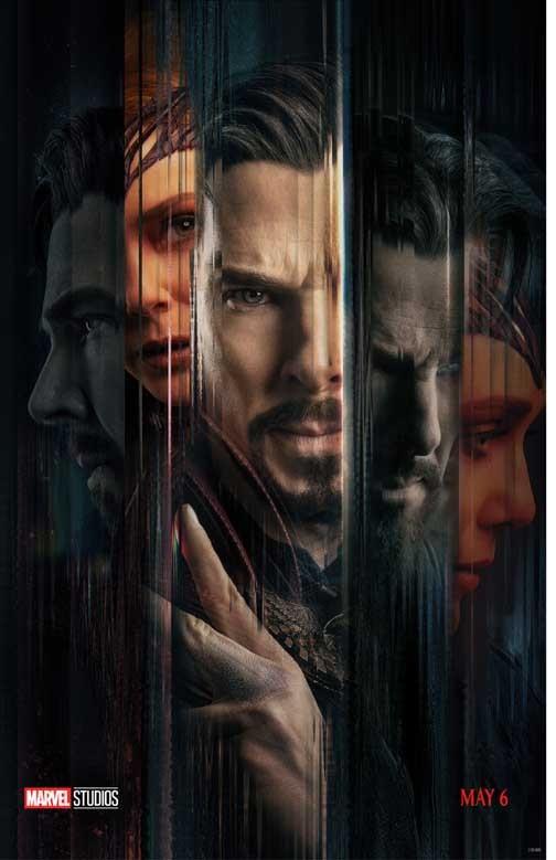 Benedict Cumberbatch DOCTOR STRANGE MULTIVERSE MADNESS adv movie poster 11x17